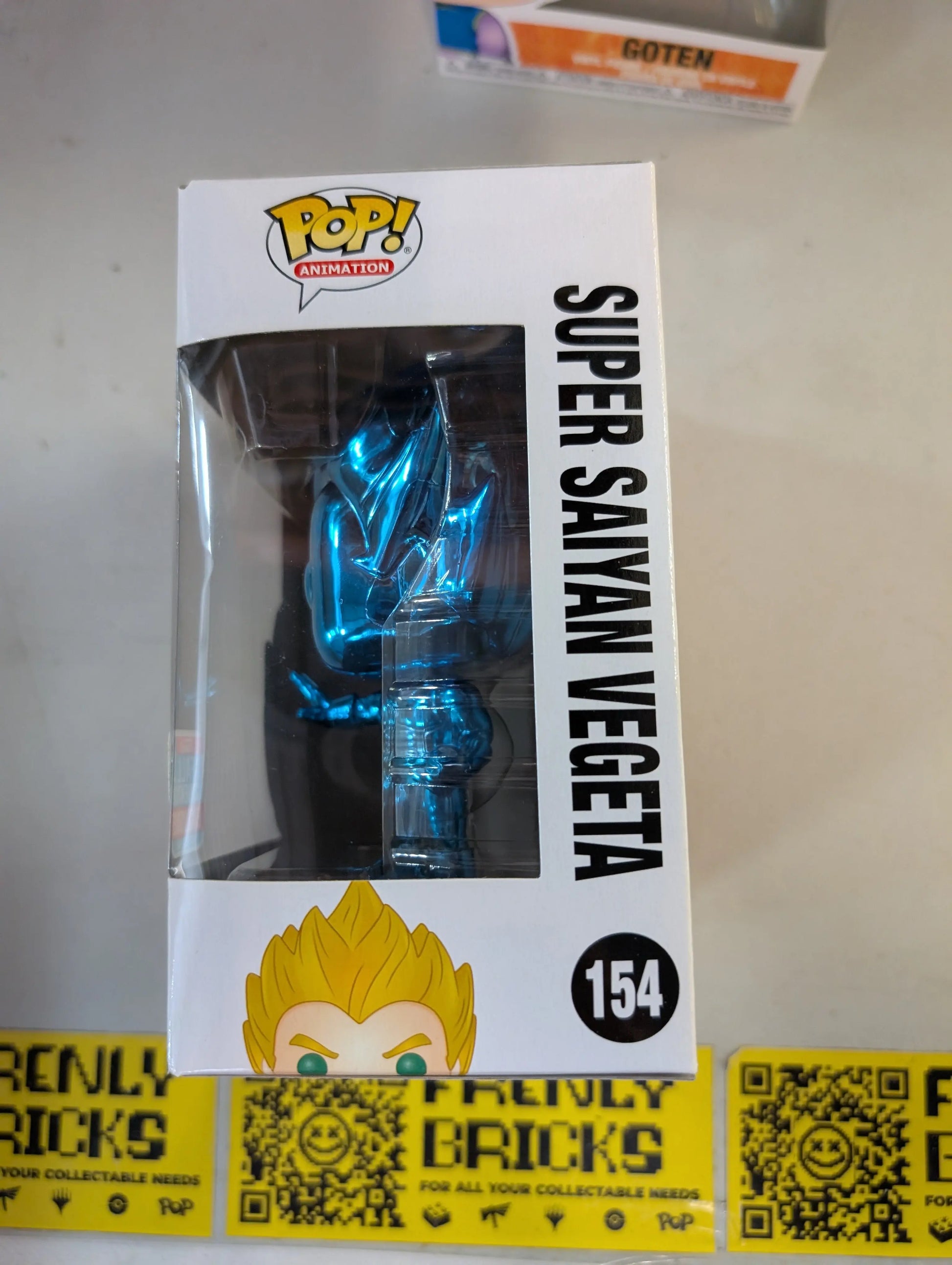 Funko Pop! Vinyl Dragonball Z - Blue Chrome SUPER SAIYAN VEGETA #154 - 2018 Fall FRENLY BRICKS - Open 7 Days