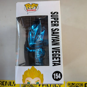 Funko Pop! Vinyl Dragonball Z - Blue Chrome SUPER SAIYAN VEGETA #154 - 2018 Fall FRENLY BRICKS - Open 7 Days