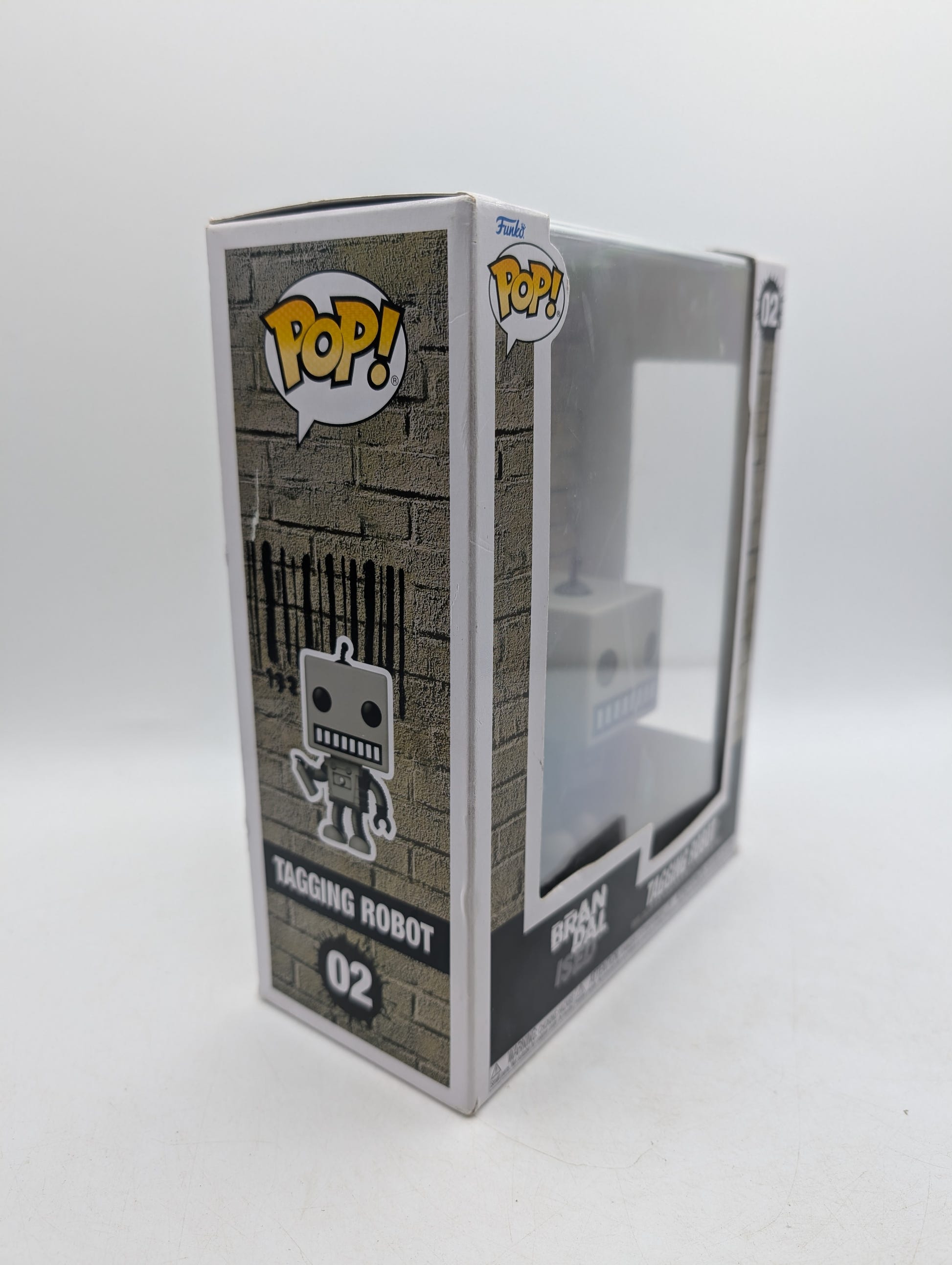 Funko Pop! Art Banksy Brandalised #02 Tagging Robot Vinyl Figure image 2