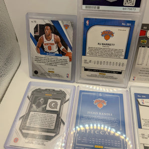 New York Knicks NBA Basketball Card Lot, Rookies, Patch, Auto, Graded, RJ Barret FRENLY BRICKS - Open 7 Days