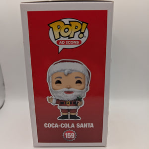 Funko Pop! Vinyl: Coca-Cola - Coca-Cola Santa #159 Classic Christmas FRENLY BRICKS - Open 7 Days