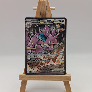 POKEMON TCG - TEAM ROCKET'S NIDOKING EX 233/182 DESTINED RIVALS SPECIAL ILLUSTRA FRENLY BRICKS - Open 7 Days