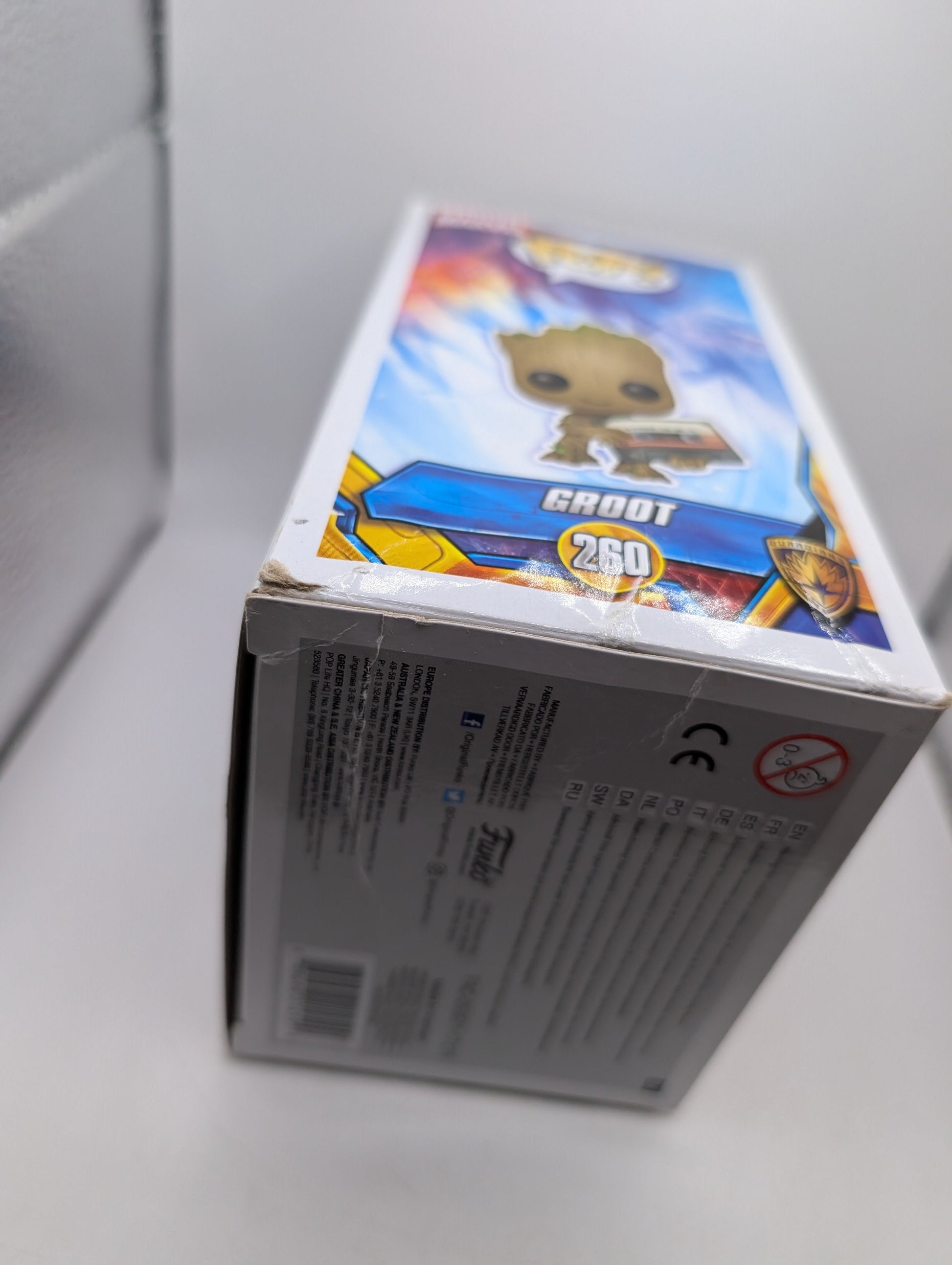 Funko Pop! Groot w/Mix Tape #260 - Marvel Collector Corps Exclusive FRENLY BRICKS - Open 7 Days