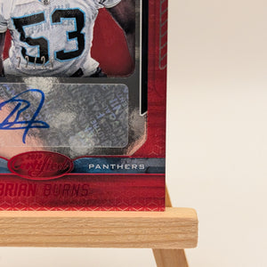 2019 Panini Certified Brian Burns Auto #/25 Rookie Autograph RC #139 Red FRENLY BRICKS - Open 7 Days