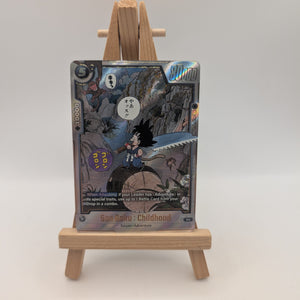 Son Goku : Childhood SB01-053 Gold Alternate Art Dragon Ball Manga Booster Card FRENLY BRICKS - Open 7 Days