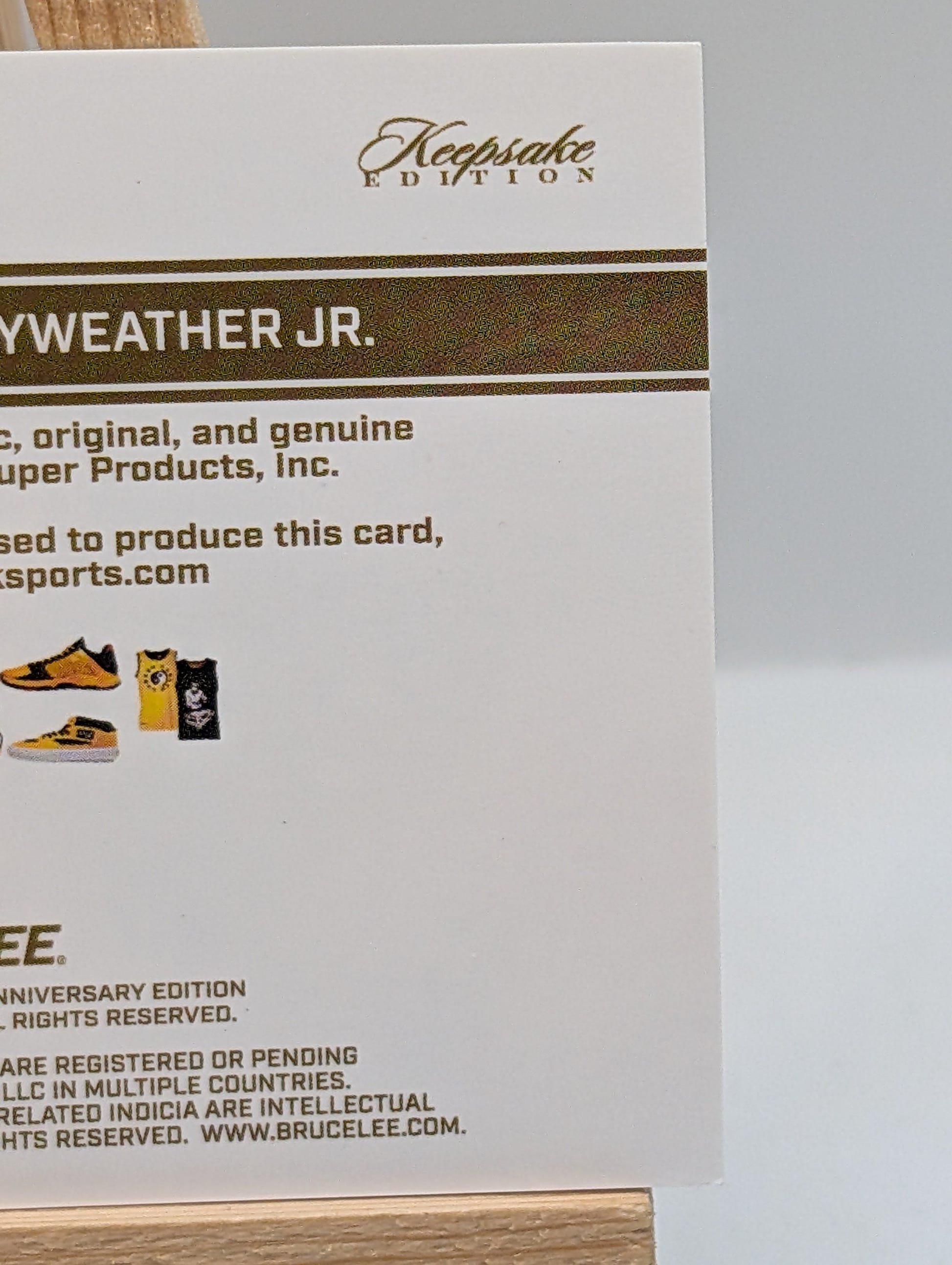 #26 2024 Keepsake Bruce Lee Floyd Mayweather Jr #254 Dual Relic FRENLY BRICKS - Open 7 Days image 14
