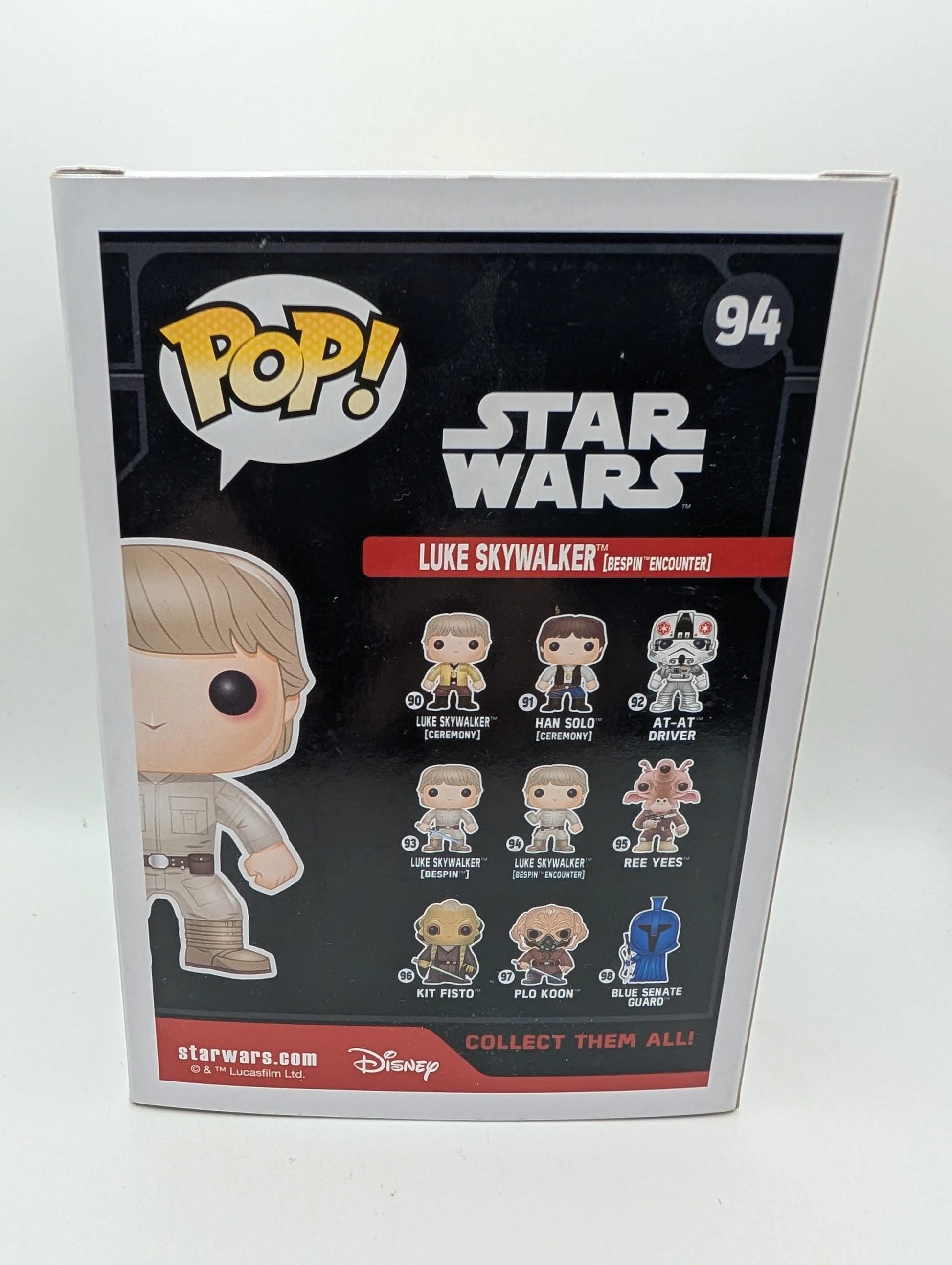 Funko Pop! Star Wars Luke Skywalker Bespin Encounter Con Exclusive #94 Vinyl FRENLY BRICKS - Open 7 Days image 3