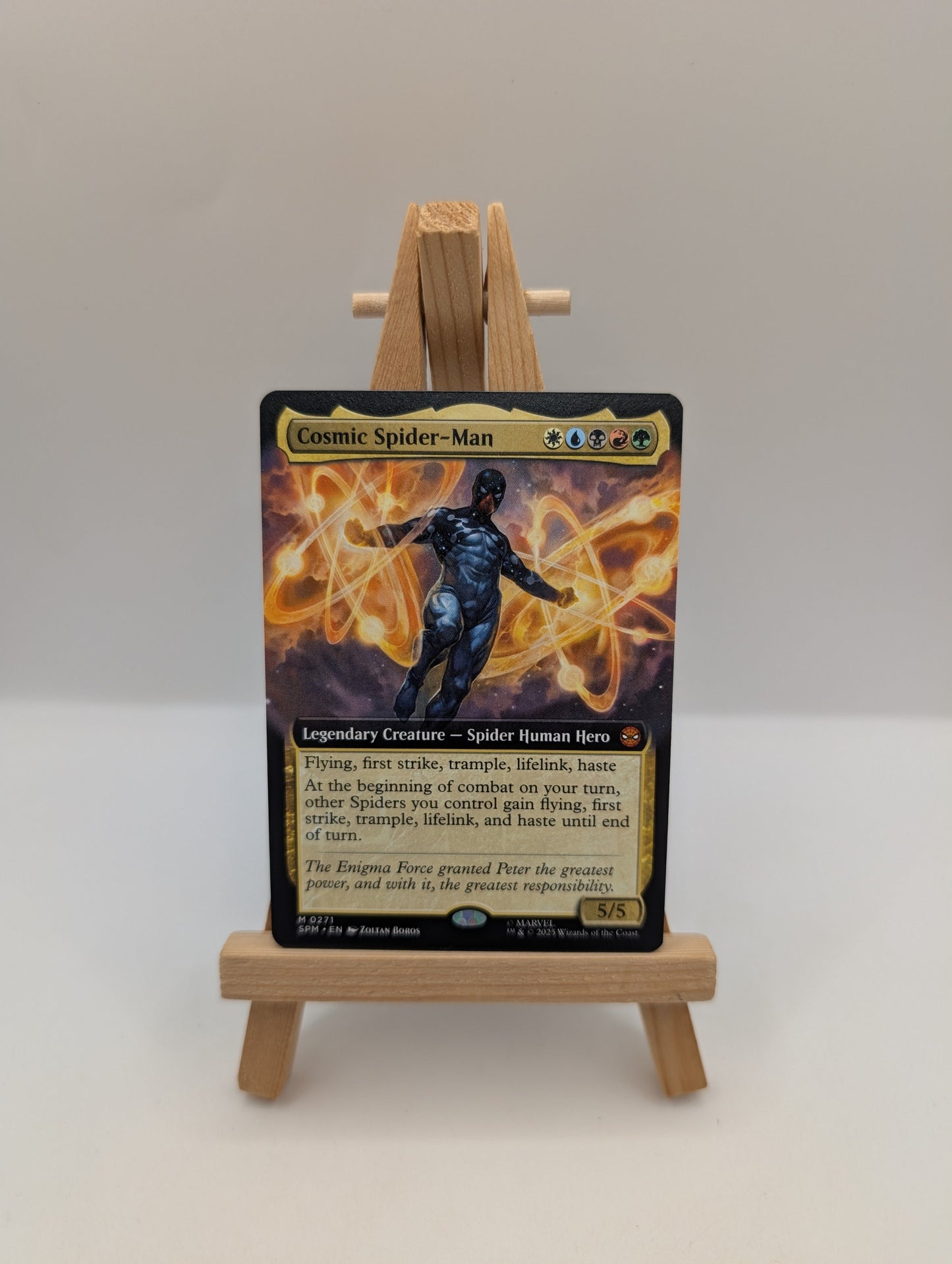 MTG Spiderman SPM | Non-Foil Extended Art | 0271 Cosmic Spider-Man FRENLY BRICKS - Open 7 Days