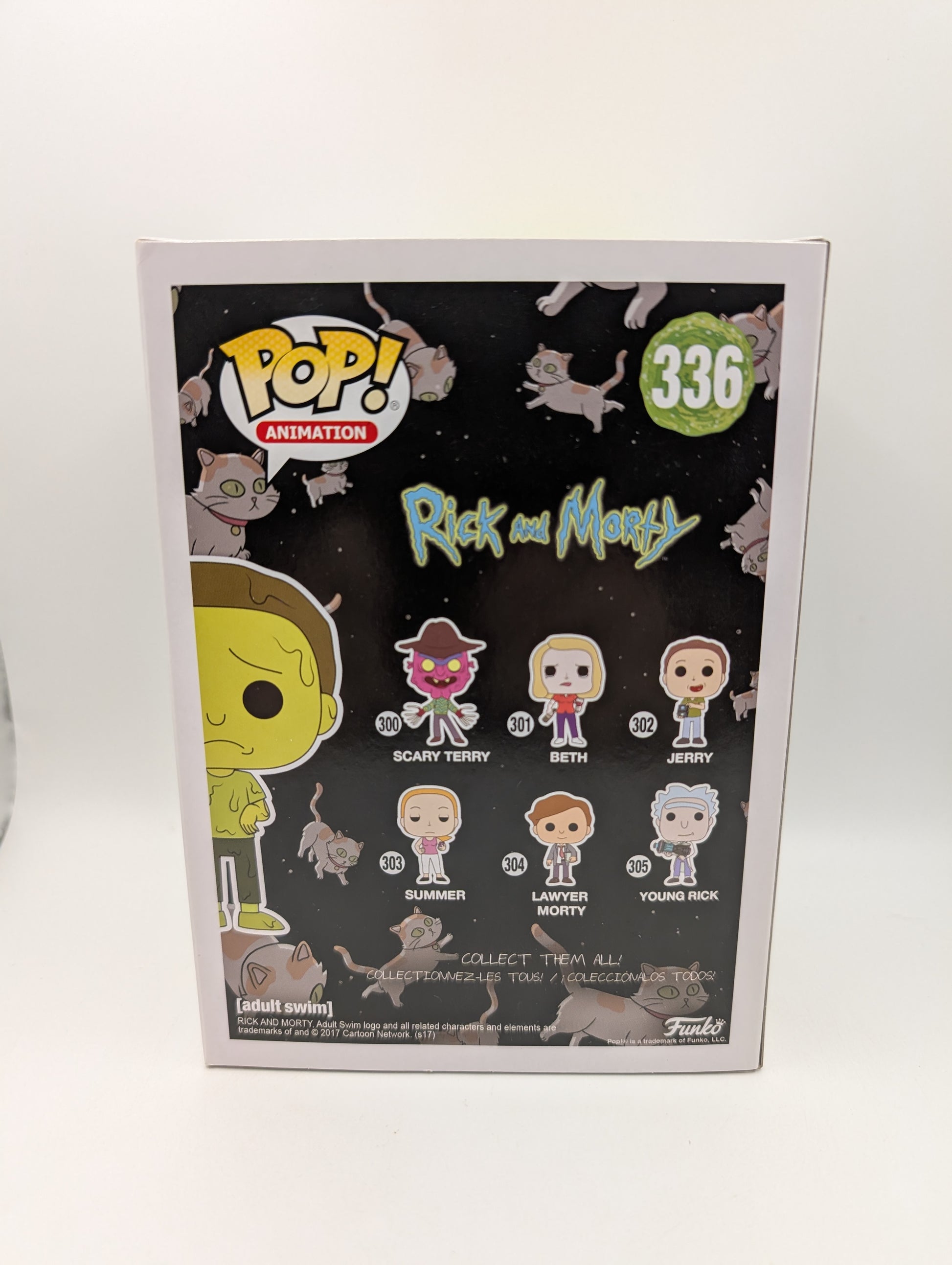 Toxic Morty Pop 336 - Glow Morty - Rick and Morty Funko Pop! Vinyl 2018 Vaulted