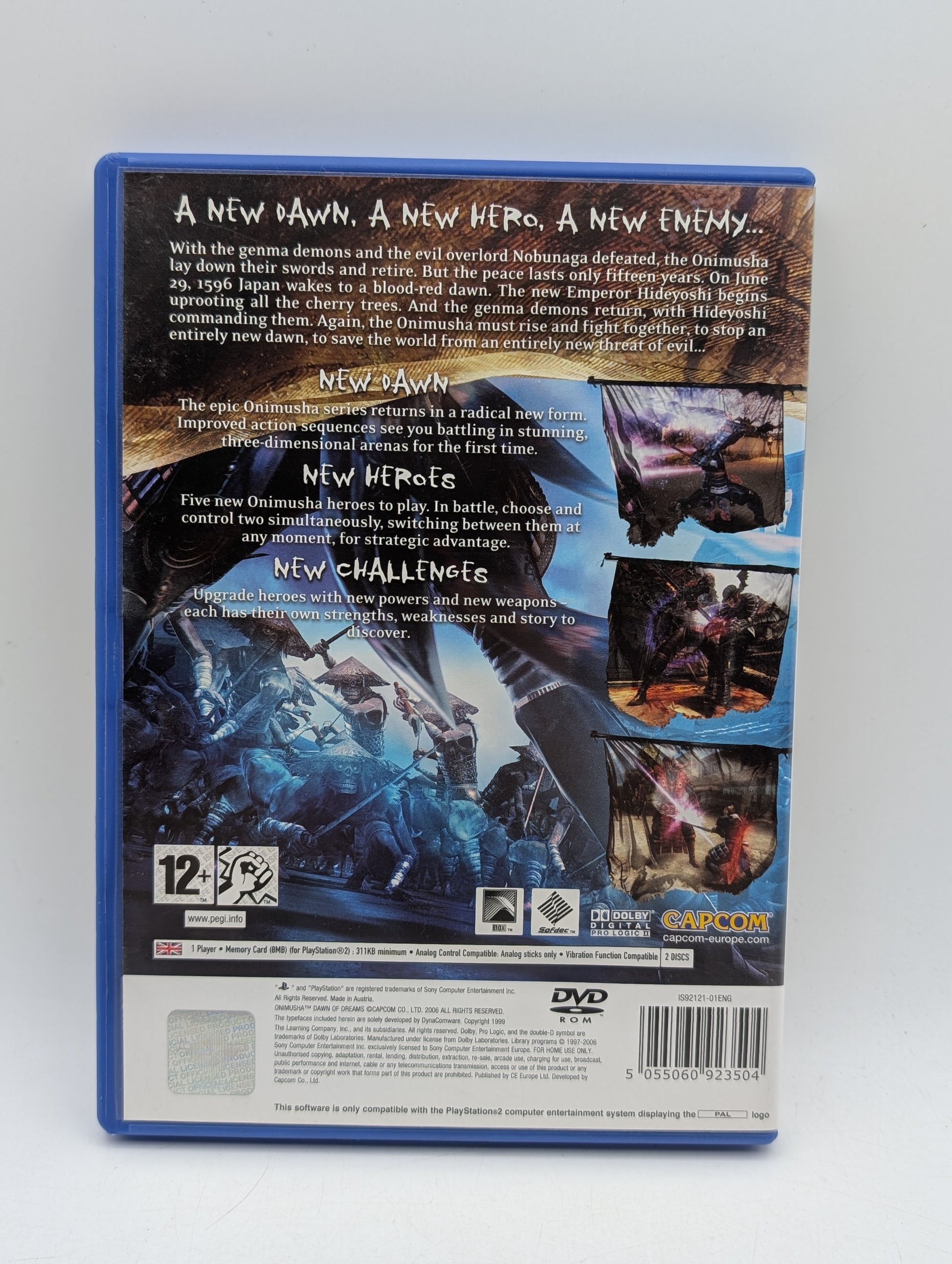 Onimusha Dawn of Dreams PlayStation 2 PS2 Complete image 2