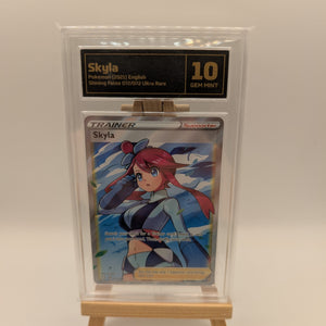 Skyla 072/072 Full Art Rare Shining Fates 2021 Pokemon SWSH Graded 10 #2 FRENLY BRICKS - Open 7 Days