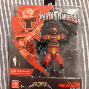 Power Rangers Super Ninja Steel Lion Fire Armor Red Ranger Figure 43937 FRENLY BRICKS - Open 7 Days