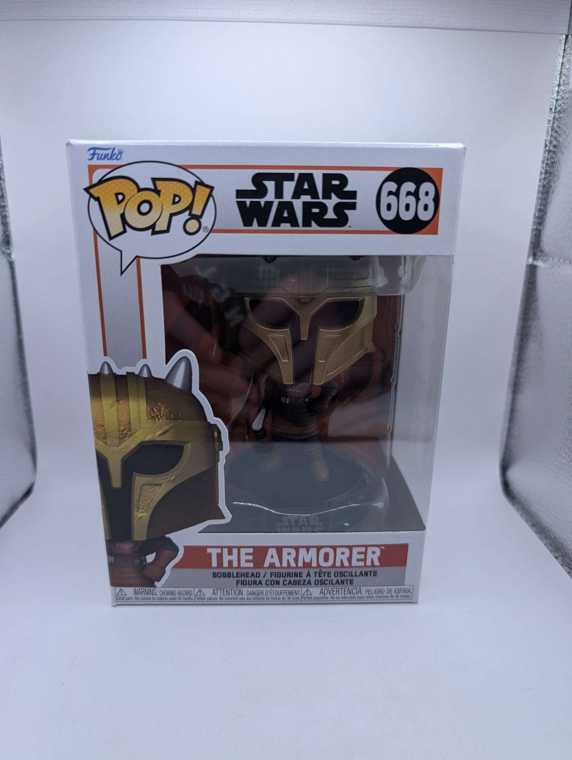 The Armorer Star Wars Mandalorian #668 Funko Pop! Vinyl FRENLY BRICKS - Open 7 Days
