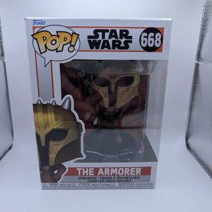 The Armorer Star Wars Mandalorian #668 Funko Pop! Vinyl FRENLY BRICKS - Open 7 Days