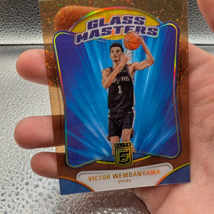Victor Wembanyama 04/10 Glass Masters Panini Elite FRENLY BRICKS - Open 7 Days