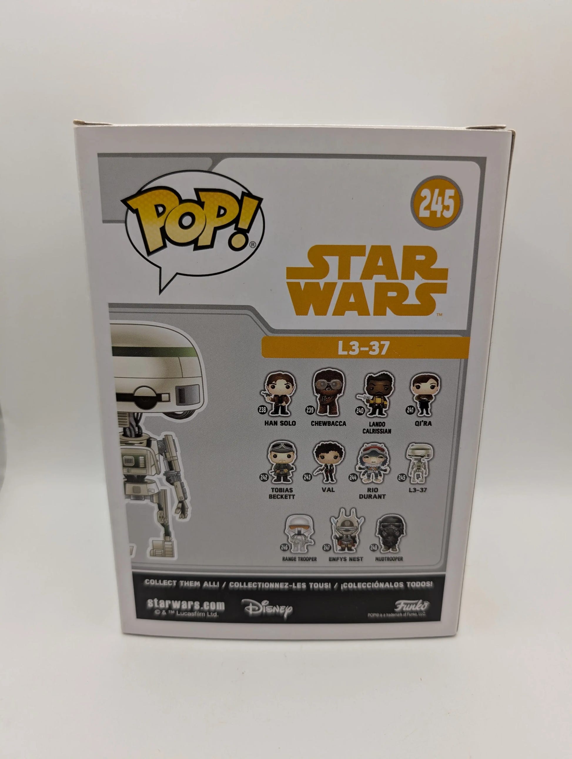 Funko Pop! Vinyl: Star Wars - L3-37 #245 FRENLY BRICKS - Open 7 Days image 3