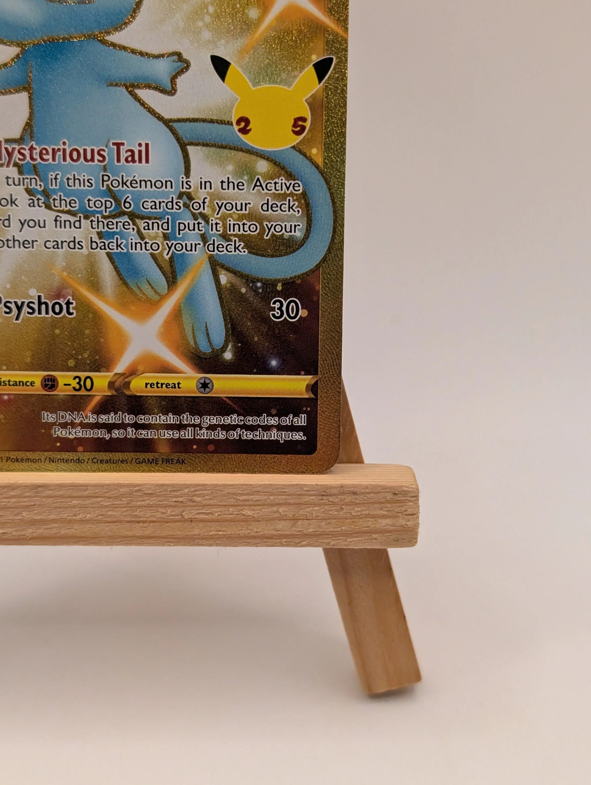 Mew 025/025 - Celebrations Rare Pokemon TCG Holo FRENLY BRICKS - Open 7 Days image 4