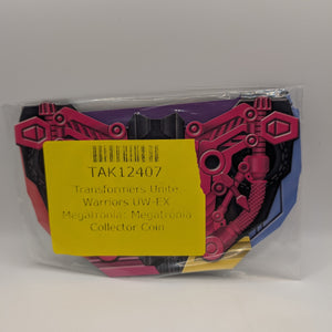 Transformers Takara Tomy United Warrior UW-EX Megatronia Combiner 2017 Coin FRENLY BRICKS - Open 7 Days