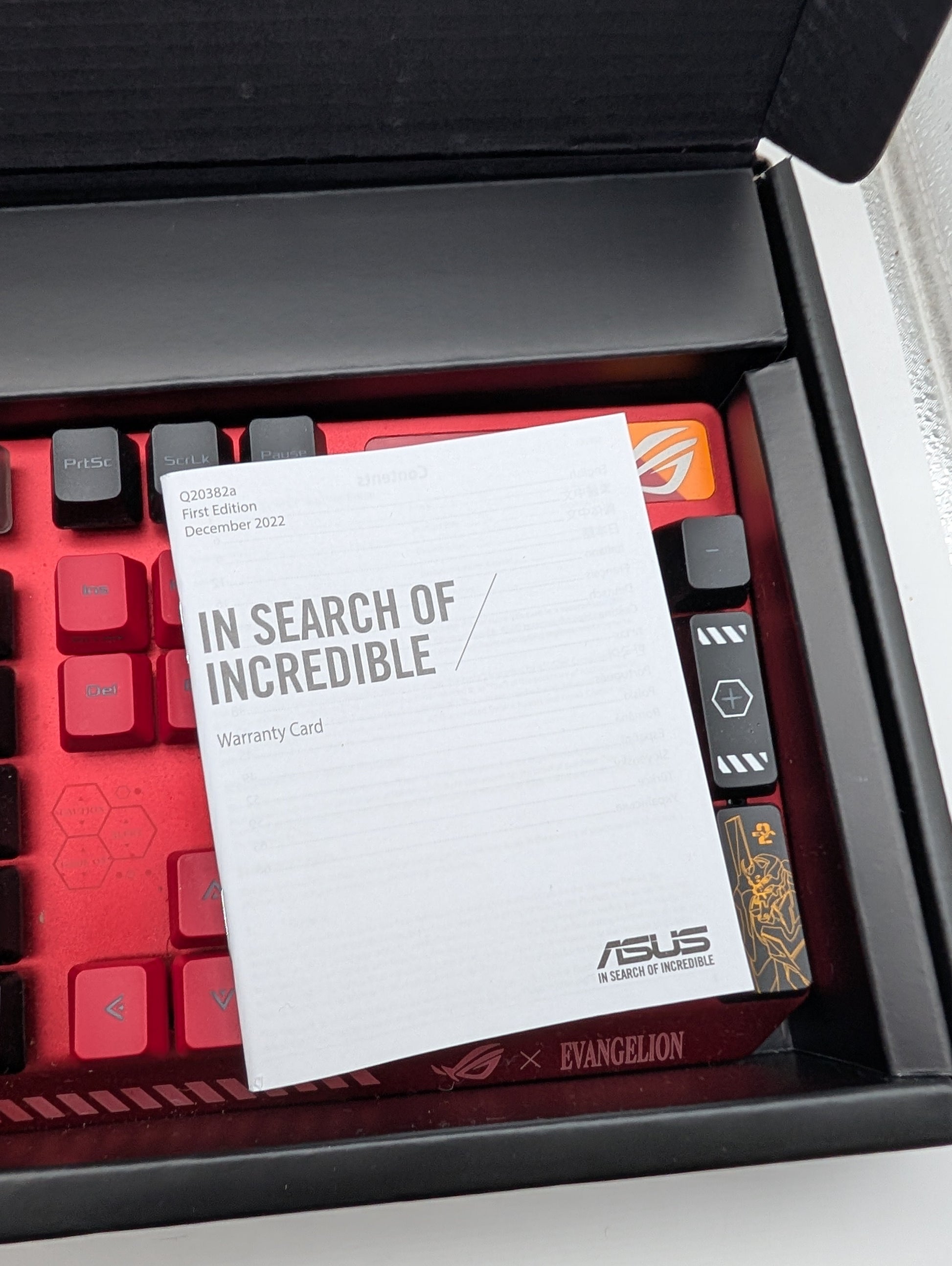 Asus ROG Strix Scope RX EVA -02 ROG Strix Scope RX EVA Edition Gaming Keyboard FRENLY BRICKS - Open 7 Days