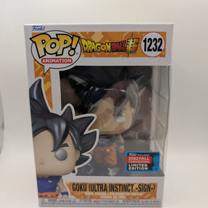 GOKU ULTRA INSTINCT SIGN Dragonball Z NYCC 2022 Funko POP! #1232 FRENLY BRICKS - Open 7 Days