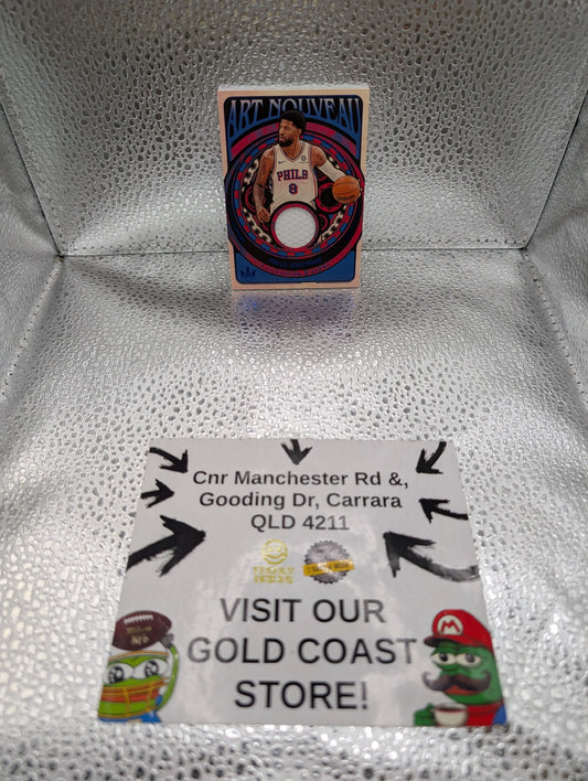 2024-25 Panini Court Kings - Art Nouveau Paul George #AN-PGL Philadelphia 76ers /25 FRENLY BRICKS - Open 7 Days