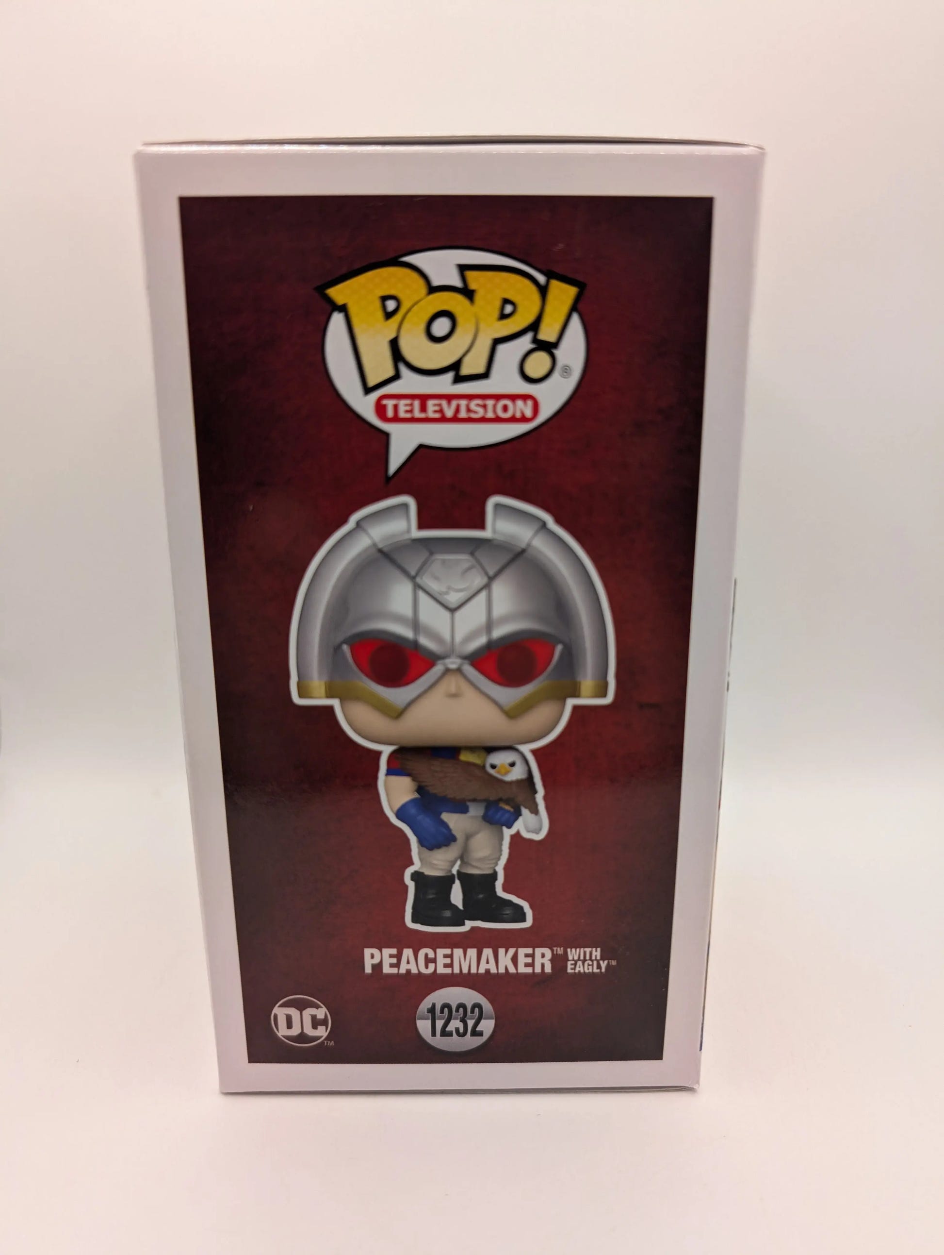 Peacemaker: The Series Peacemaker with Eagly Pop! Vinyl Figure #1232 OE FRENLY BRICKS - Open 7 Days image 2