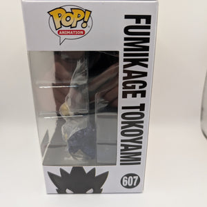 Fumikage Tokoyami Metallic 607 GameStop Sticker In Protector Pop Vinyl Funko MHA FRENLY BRICKS - Open 7 Days