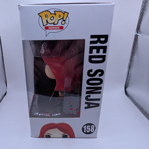 Funko Pop Red Sonja #158 - Red Sonja - Vaulted FRENLY BRICKS - Open 7 Days