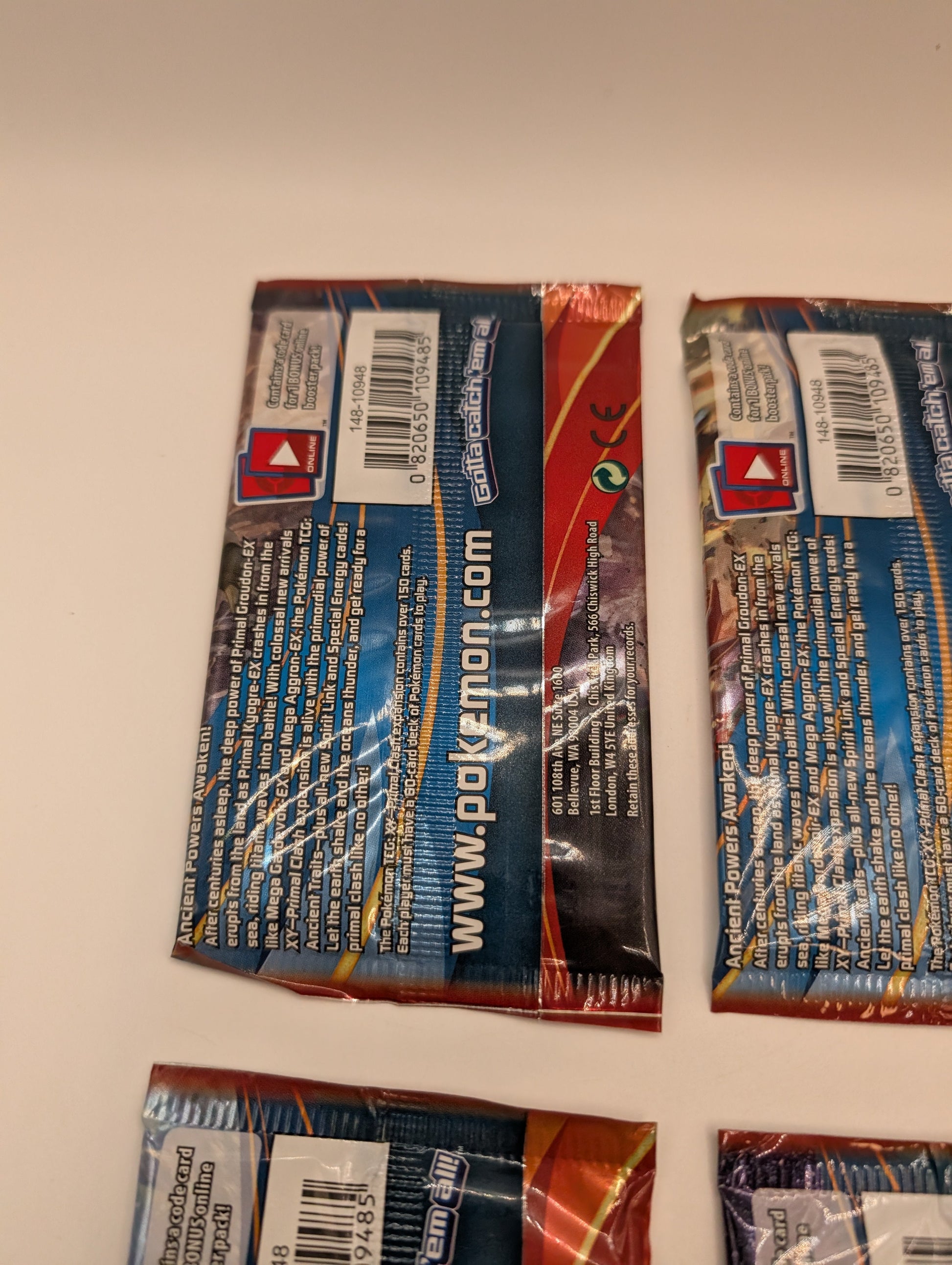 Pokémon XY Primal Clash Sealed Booster Packs Art Set FRENLY BRICKS - Open 7 Days