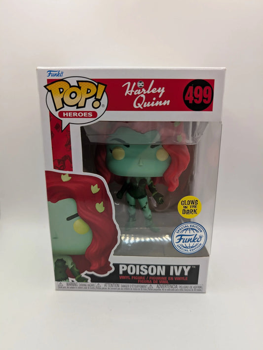 Funko Pop DC Heroes Harley Quinn Poison Ivy GITD #499 FRENLY BRICKS - Open 7 Days