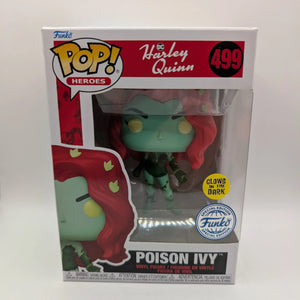 Funko Pop DC Heroes Harley Quinn Poison Ivy GITD #499 FRENLY BRICKS - Open 7 Days