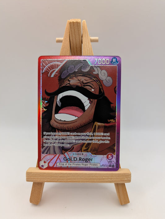 OP13-003 Alternate Art Leader Gol D Roger One Piece Card English FRENLY BRICKS - Open 7 Days