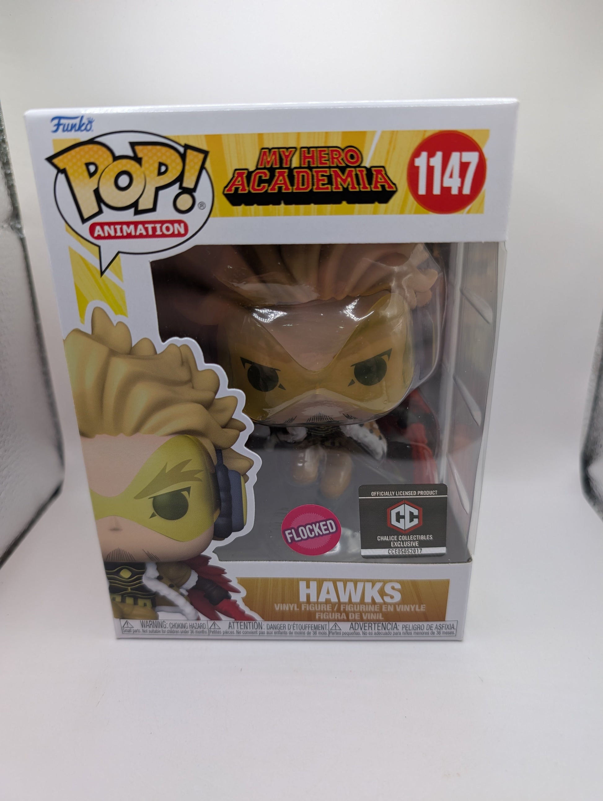 My Hero Academia Hawks (Flocked) #1147 Chalice Exclusive Funko Pop Vinyl FRENLY BRICKS - Open 7 Days