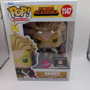 My Hero Academia Hawks (Flocked) #1147 Chalice Exclusive Funko Pop Vinyl FRENLY BRICKS - Open 7 Days