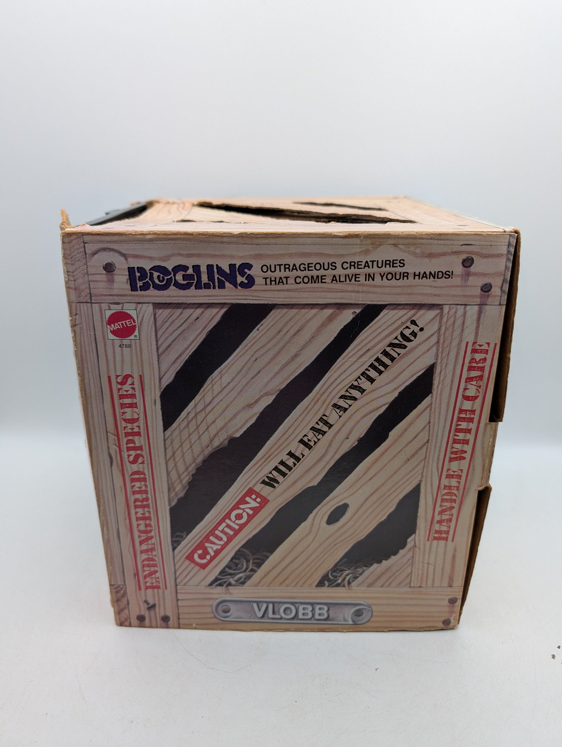 BOGLINS "Vlobb" 1987 MATTEL HAND PUPPET MONSTER FRENLY BRICKS - Open 7 Days