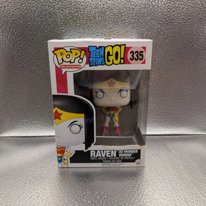 Funko POP! Television DC Teen Titans Go! Raven - (as Wonder Woman) #335 Vinyl FRENLY BRICKS - Open 7 Days