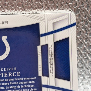 2022 Panini National Treasures NFL ALEC PIERCE 1/1 one of one Patch Auto FRENLY BRICKS - Open 7 Days