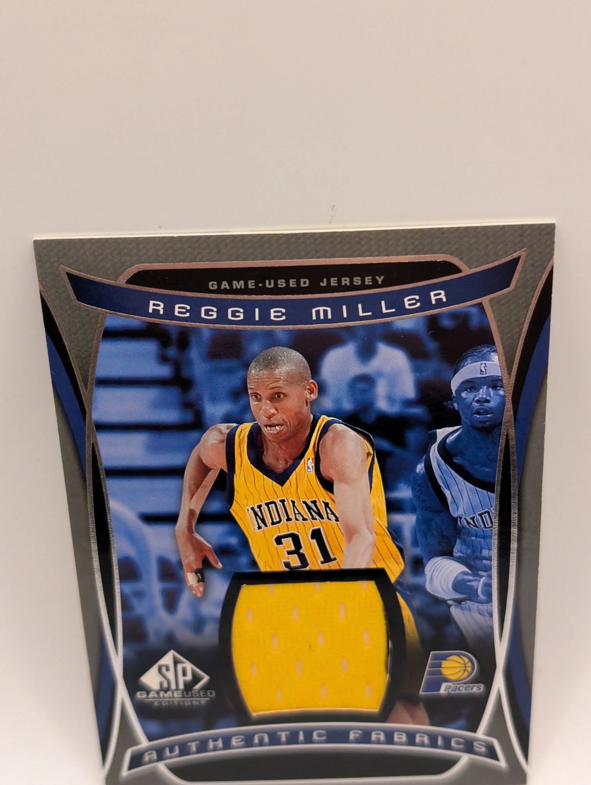 2004-05 SP Game Used Edition Basketball Authentic Fabrics Reggie Miller #AF-RM FRENLY BRICKS - Open 7 Days