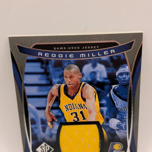 2004-05 SP Game Used Edition Basketball Authentic Fabrics Reggie Miller #AF-RM FRENLY BRICKS - Open 7 Days