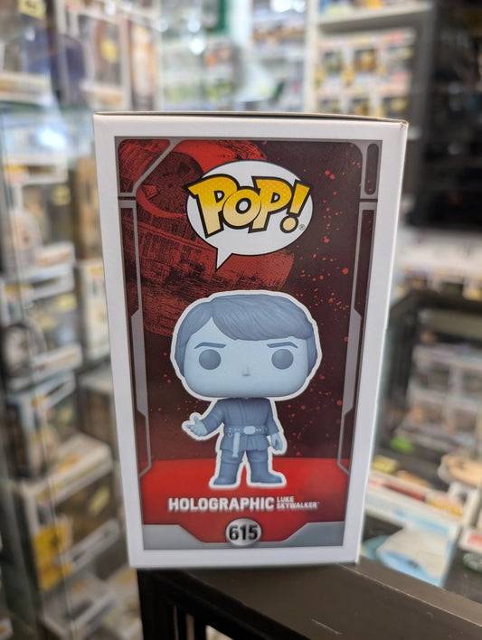 Funko Pop Star Wars 40th Anniversary Holographic Luke Skywalker Glow in the Dark FRENLY BRICKS - Open 7 Days