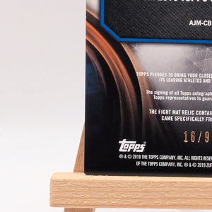 Curtis Blaydes 2019 Topps UFC Knockout AJM-CB 2 Color Jumbo Mat Relic Auto FRENLY BRICKS - Open 7 Days