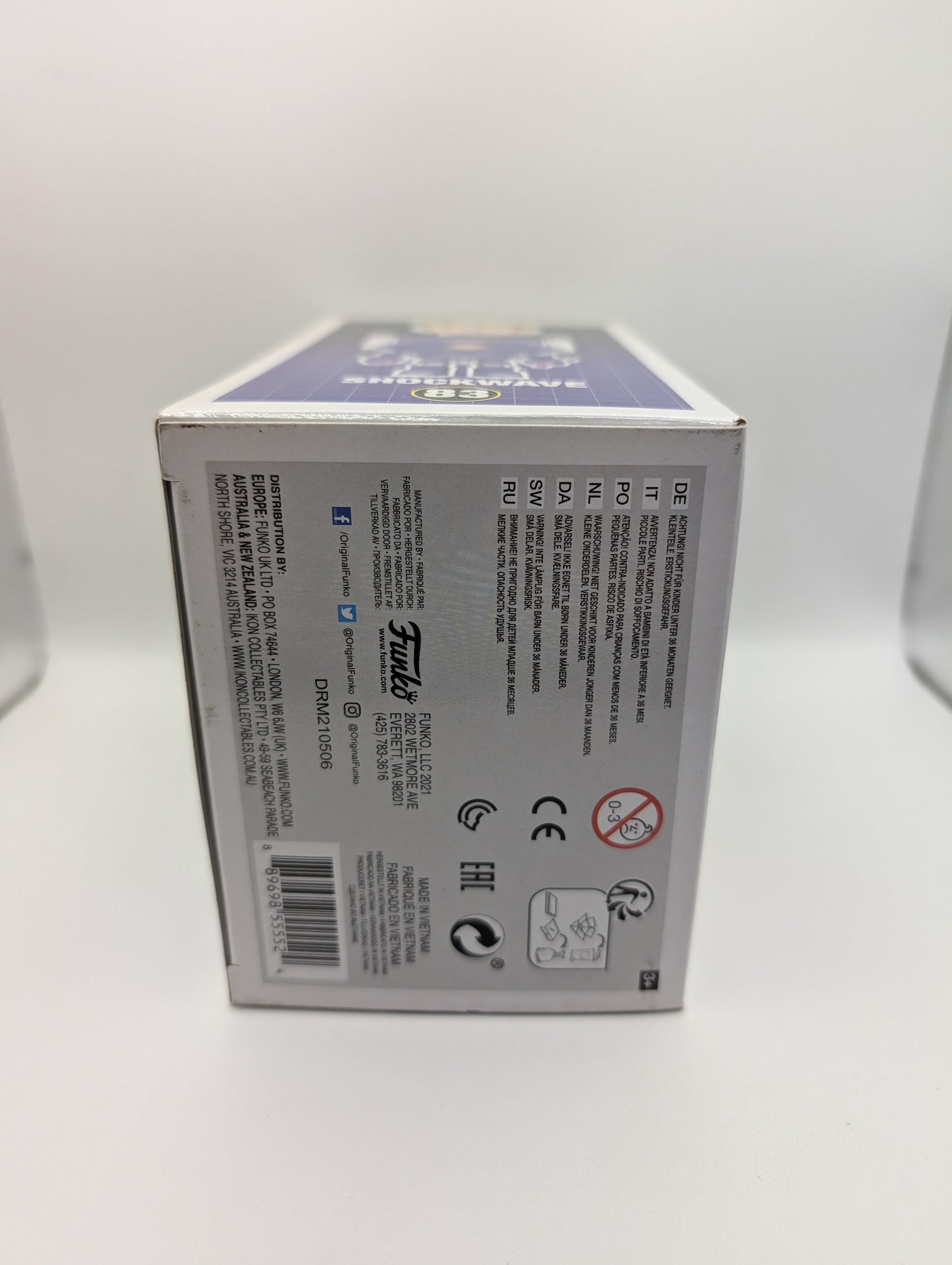 SHOCKWAVE Transformers SDCC 2021 Funko POP! #83 FRENLY BRICKS - Open 7 Days