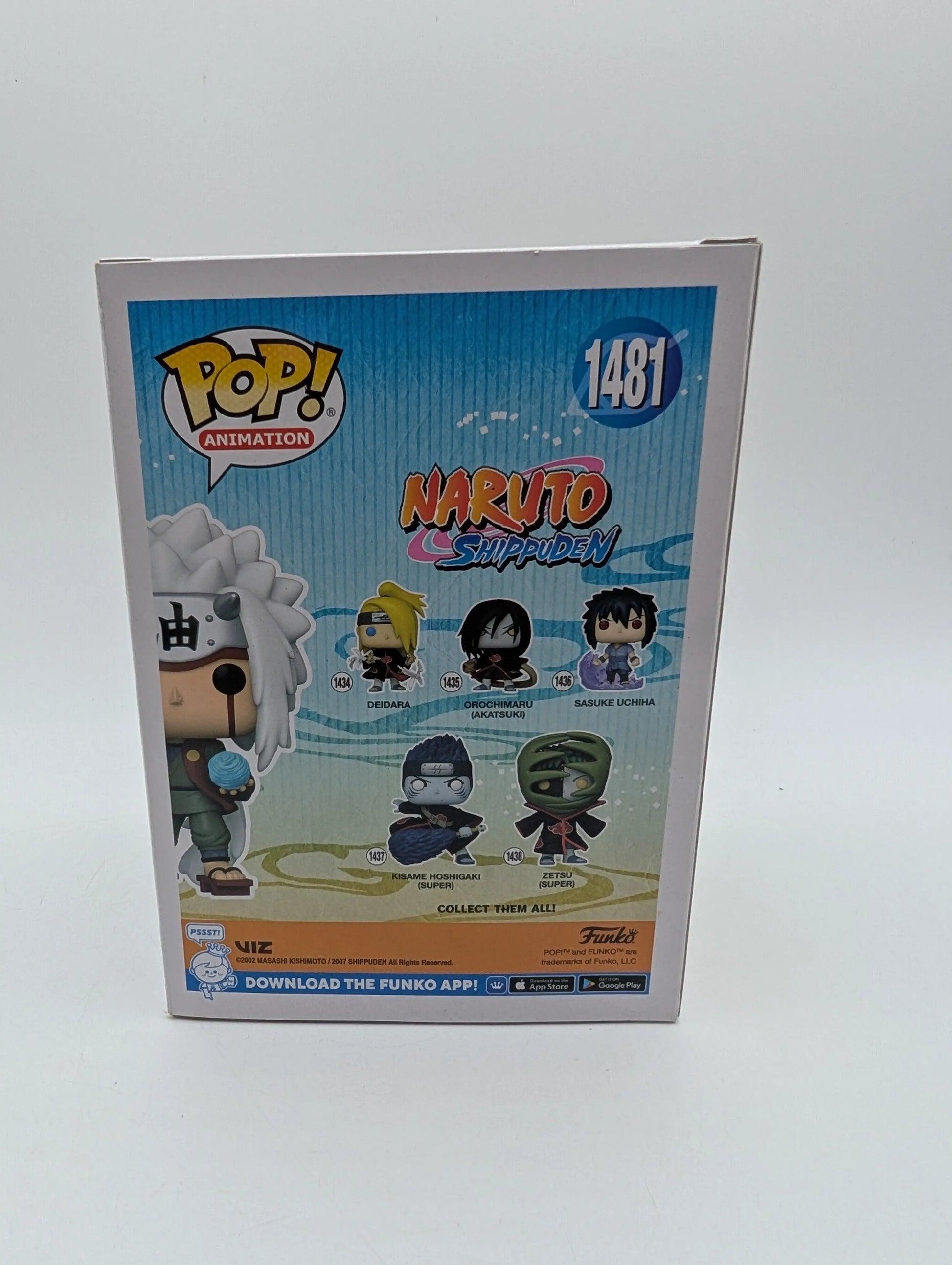 Jiraiya GITD 1481 Naruto Shippuden Funko Pop Figure FRENLY BRICKS - Open 7 Days