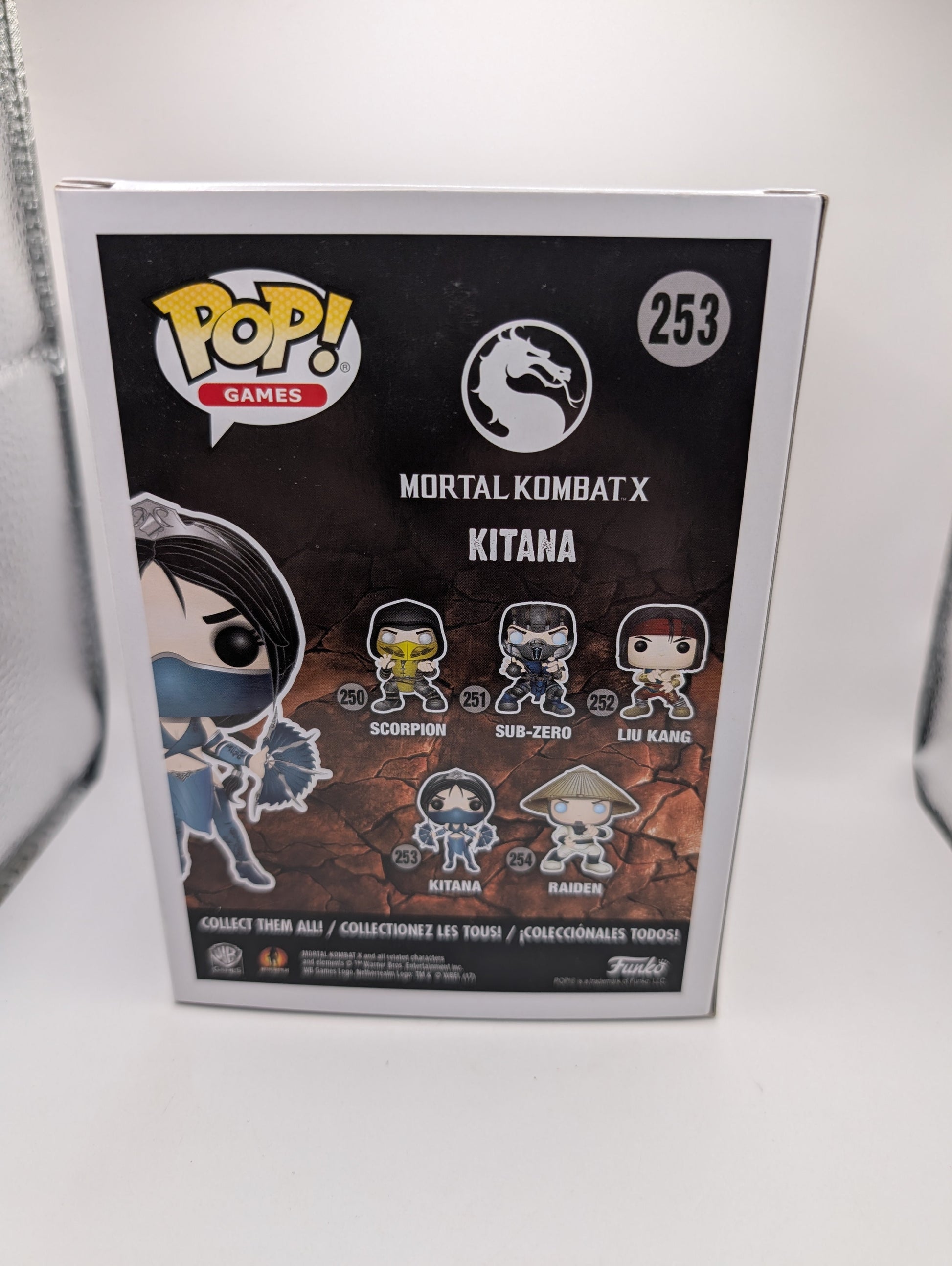Funko Pop! Games Mortal Kombat X #253 Kitana Vinyl Figure Vaulted FRENLY BRICKS - Open 7 Days