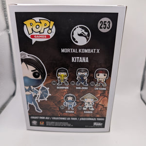 Funko Pop! Games Mortal Kombat X #253 Kitana Vinyl Figure Vaulted FRENLY BRICKS - Open 7 Days