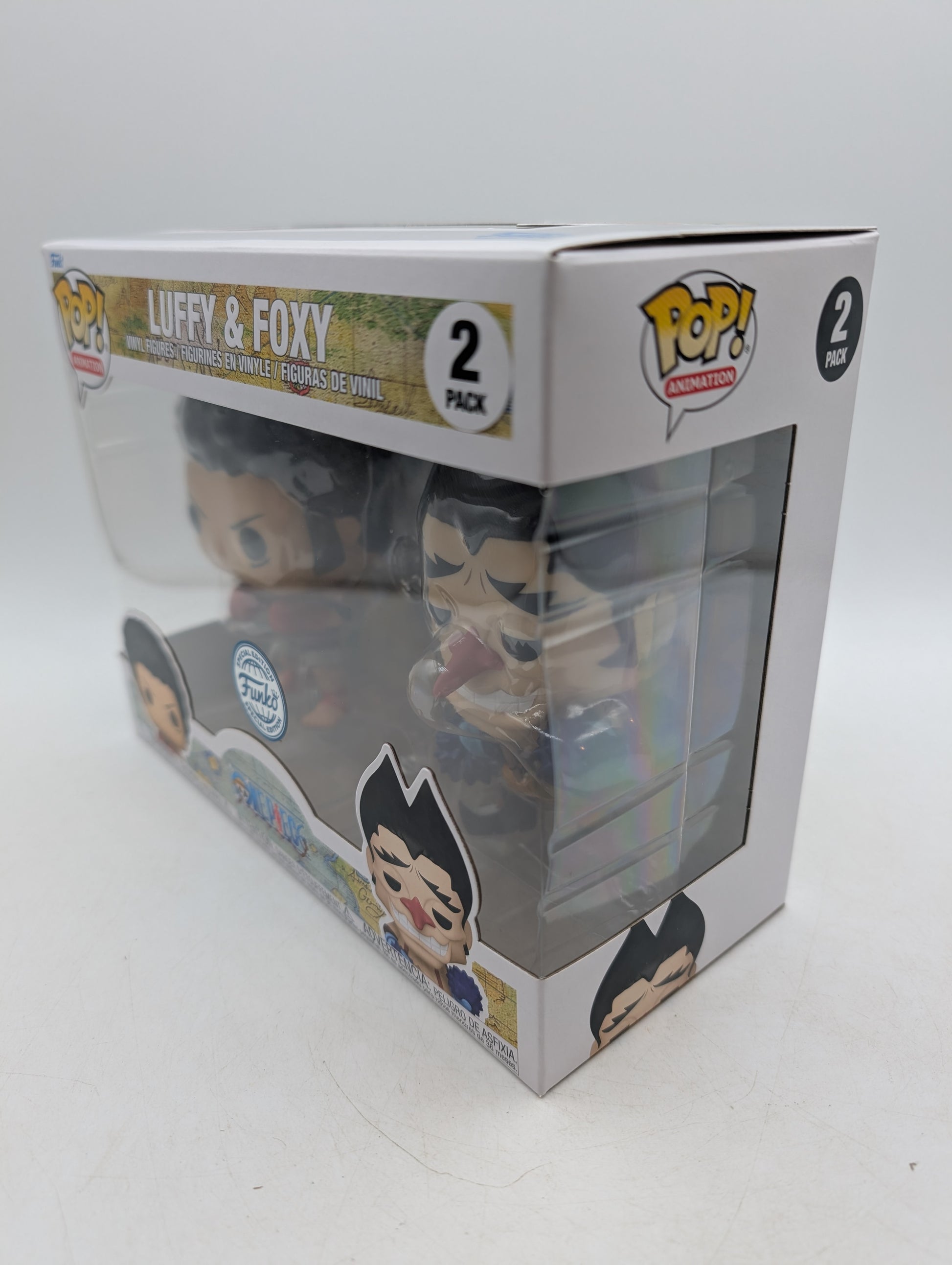 Funko Pop Anime One Piece Luffy & Foxy Figure 2-Pack Special Edition image 2