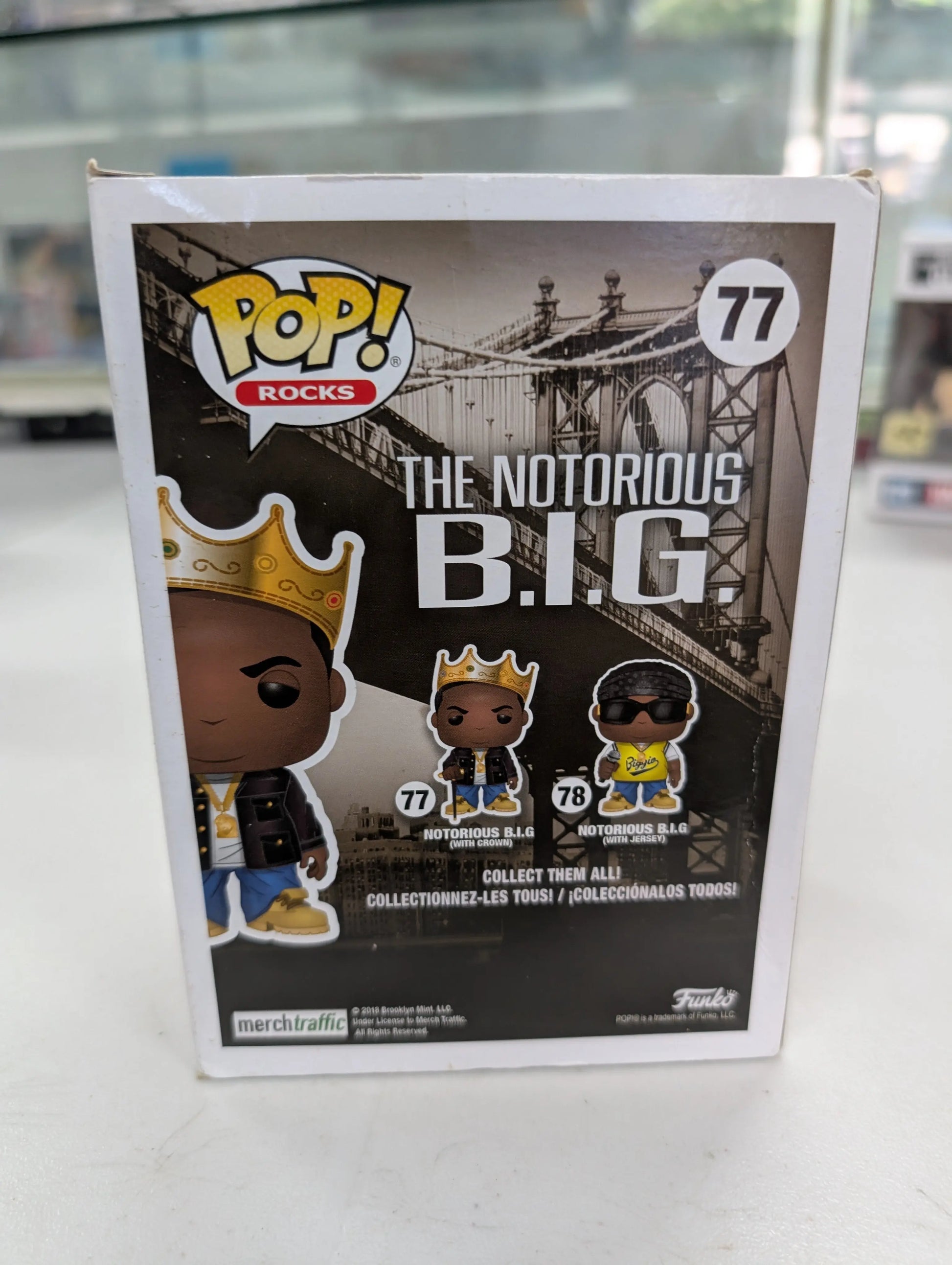 Funko POP! Rocks - The Notorious B.I.G. With Crown #77 FRENLY BRICKS - Open 7 Days