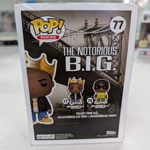 Funko POP! Rocks - The Notorious B.I.G. With Crown #77 FRENLY BRICKS - Open 7 Days