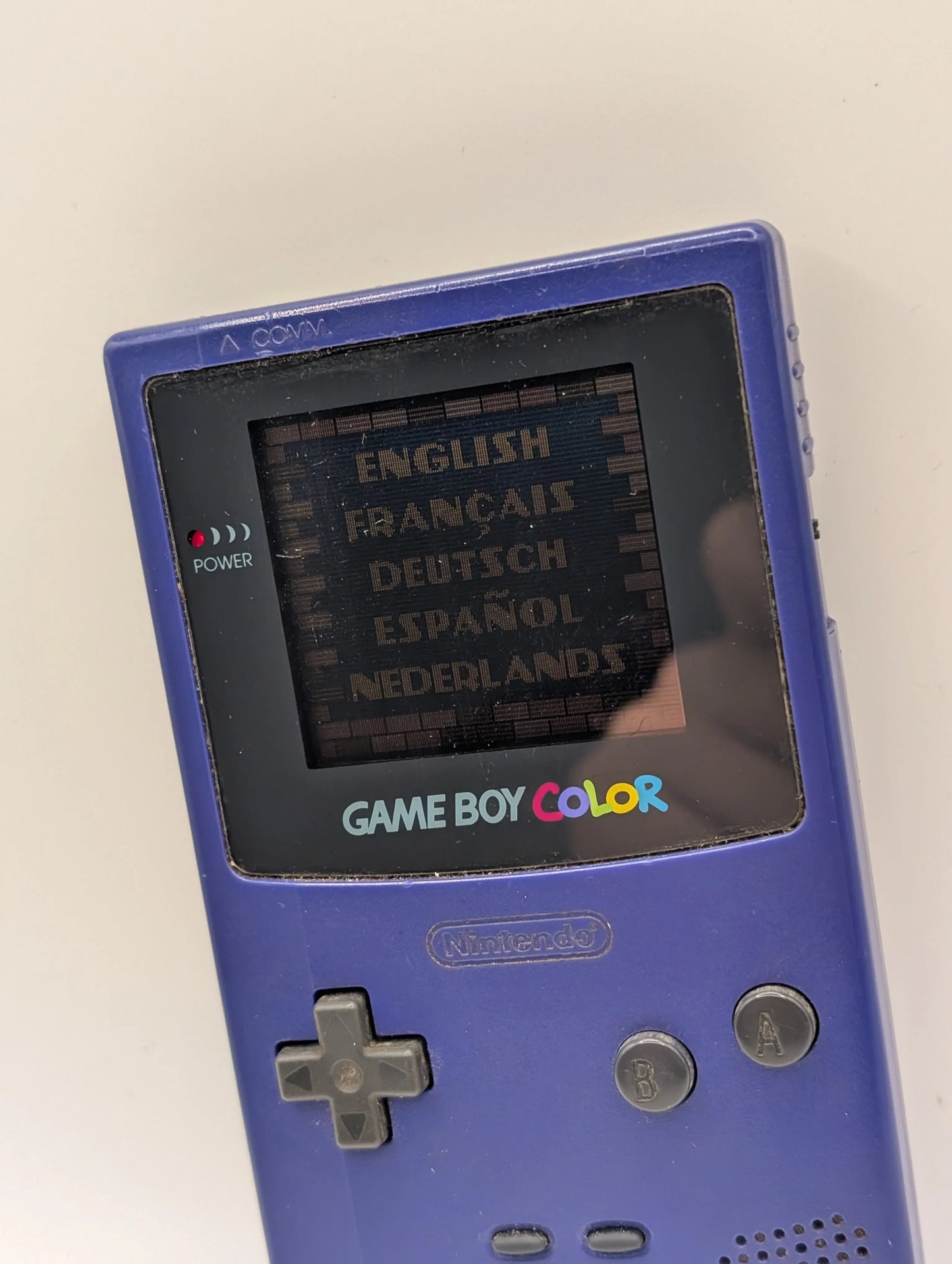 Nintendo Game Boy Color Console CGB-001 - Grape Purple - Tested Working NO GAME INCLUDE FRENLY BRICKS - Open 7 Days