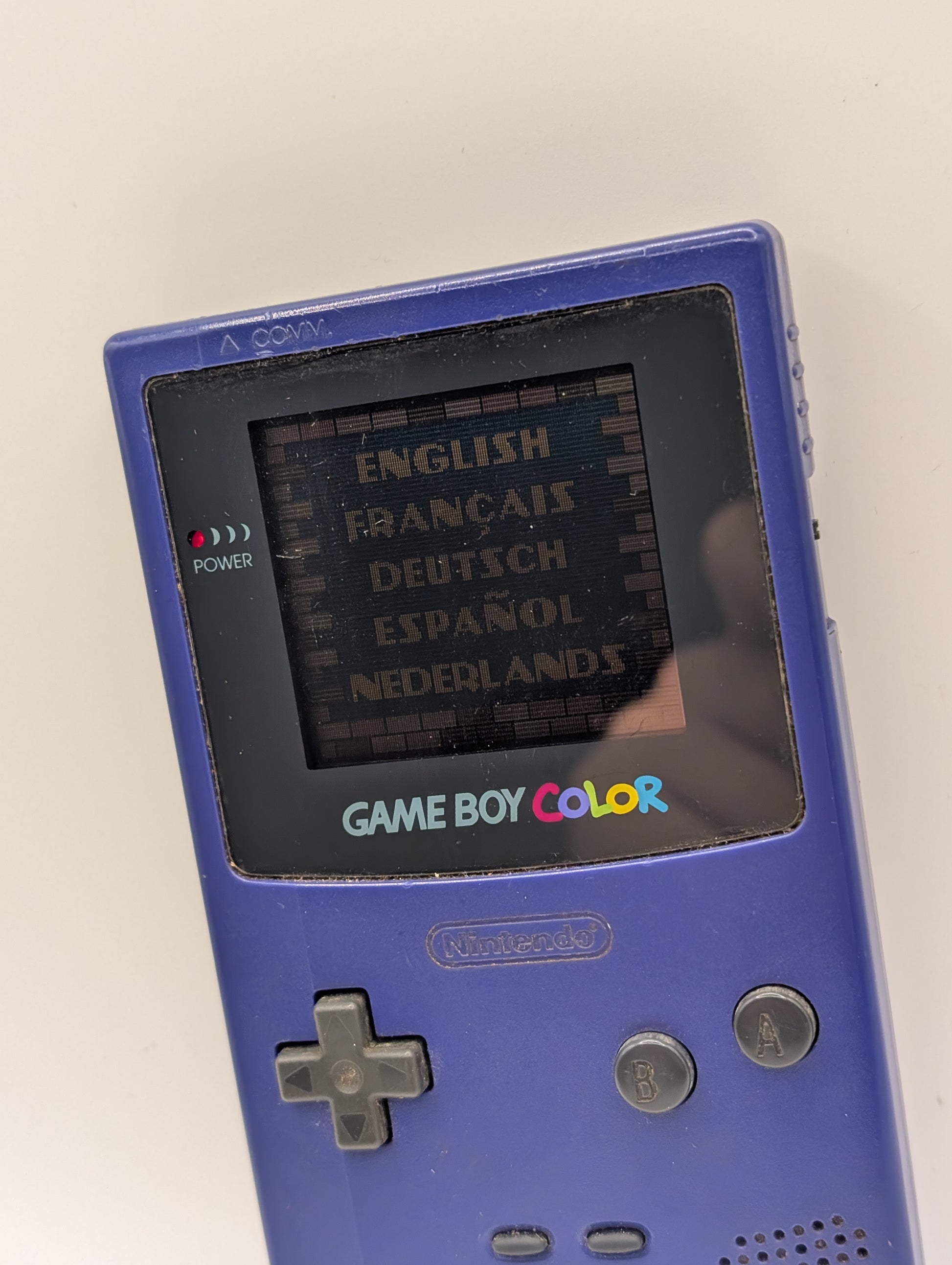 Nintendo Game Boy Color Console CGB-001 - Grape Purple - Tested Working NO GAME INCLUDE